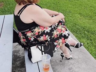 Perverse Untersuchung im Parkhaus - sie will meinen Schwanz in sich fühlen